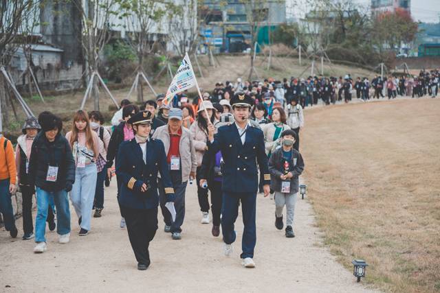 지역 인지도를 높이기 위해 개최된 '라디엔티어링' 행사 모습. /예천군