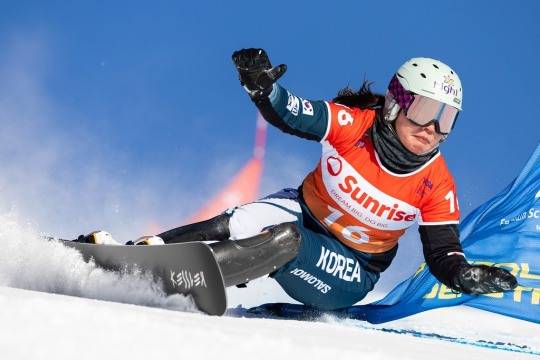 알파인 스노보드 정해림 선수. 사진[연합뉴스]