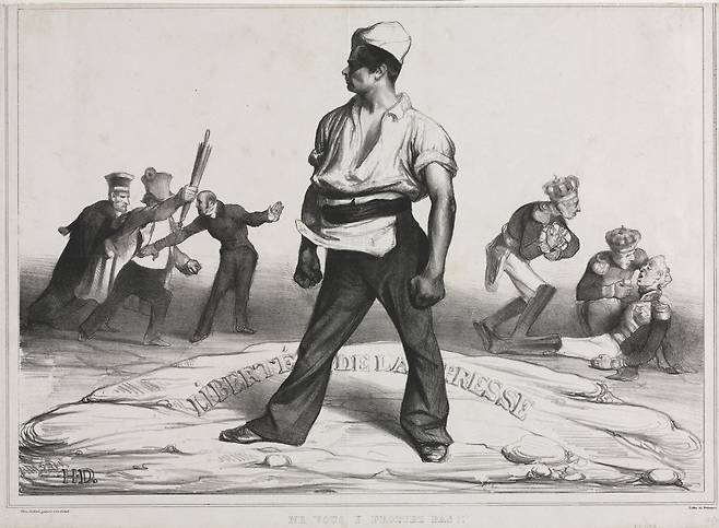 오노레 도미에, 언론의 자유(함부로 손대지 마십시오!), 1834