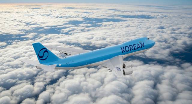 대한항공 B747-8F 항공기. 사진제공=대한항공