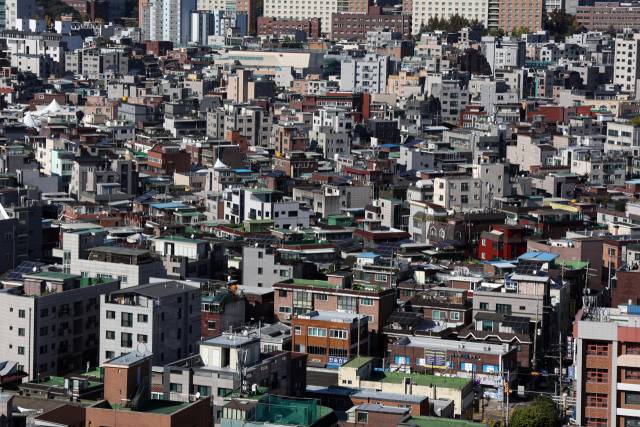 서울시내 주택가 모습. 뉴스1