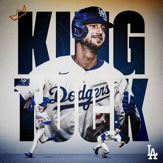 ▲ 카일 터커의 입단을 환영하는 LA 다저스.