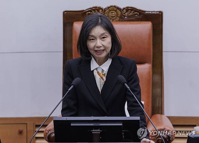 최호정 서울시의회 의장 [연합뉴스 자료사진]