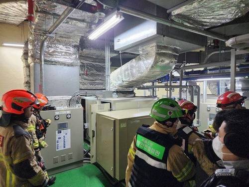 화재 진화 당시 모습  [국립고궁박물관 제공. 재판매 및 DB 금지]