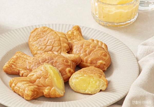 꼬리까지 가득 찬 슈크림붕어빵. 사진=오뚜기몰