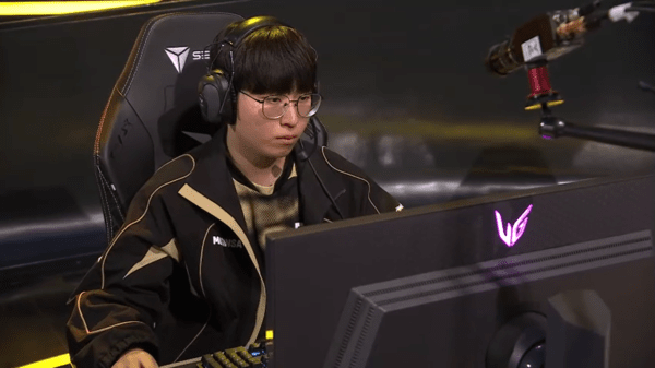 24일 서울 종로구 소재 LoL파크에서 열린 2026 LCK컵 그룹 배틀 2주 차 경기 젠지(GEN) 와 디플러스 기아(DK) 1세트 경기에서 젠지(GEN)가 1승을 쟁취했다. (젠지 KIIN). /사진=네이버 치지직 라이브 영상 캡처