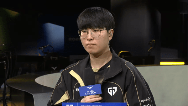 젠지(GEN)가 디플러스 기아(DK)를 상대로 운영과 교전 모두에서 우위를 증명하며 2026 LCK컵 그룹 배틀 2주 차 경기에서 완승을 거뒀다. 1세트 상체 운영으로 흐름을 잡은 데 이어, 2세트에서는 한타 중심 조합으로 압도하며 '이변 없는 승리'를 완성했다.(젠지, KIIN). /사진=네이버 치지직 라이브 영상 캡처