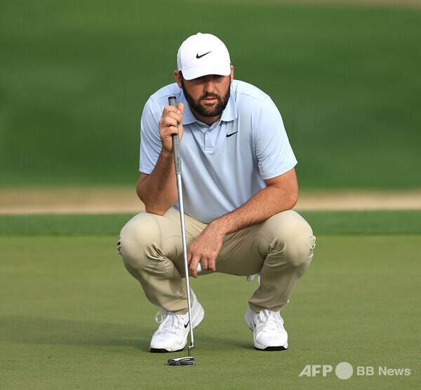 2026년 미국프로골프(PGA) 투어 더 아메리칸 익스프레스에 출전한 세계랭킹 1위 스코티 셰플러(미국)가 2라운드에서 경기하는 모습이다. 사진제공=ⓒAFPBBNews = News1 (사진을 무단으로 사용하지 마십시오.)