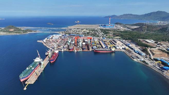 HD현대베트남조선 야드 전경. HD한국조선해양 제공