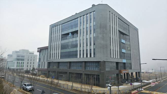 집현동 레인보우로보틱스 사옥 전경. 사진=이희택 기자.