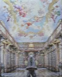 김중식 작가의 작품. 멜크수도원도서관.