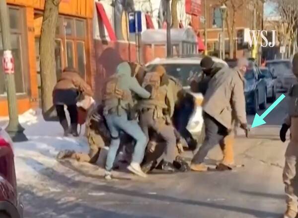 37세 남성이 연방요원들에 살해당하는 장면(사진=월스트리트 저널 홈페이지)