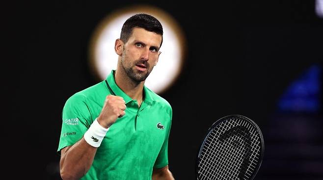 노박 조코비치가 그랜드슬램 대회 400승 고지에 올랐다