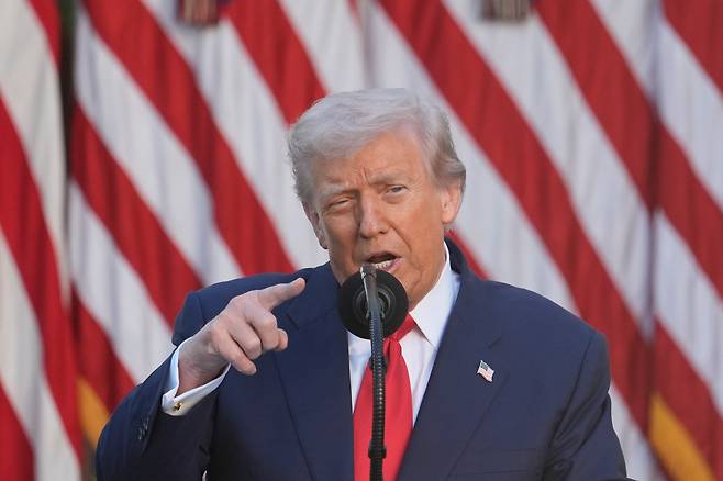 도널드 트럼프 미국 대통령./AP 연합뉴스