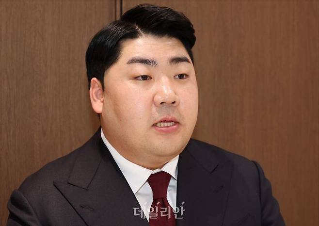 김민태 국민의힘 부대변인이 서울 여의도의 한 카페에서 데일리안과 인터뷰를 하고 있다. ⓒ데일리안 홍금표 기자