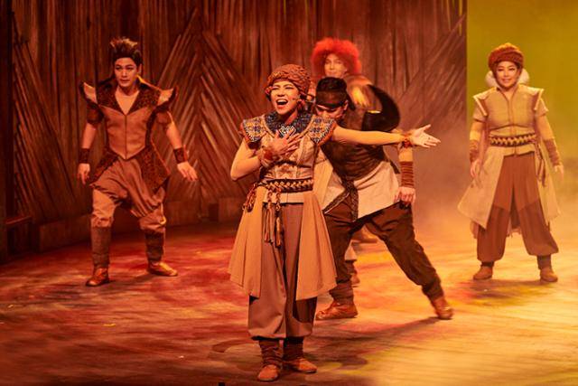 뮤지컬 '푸른 사자 와니니'. 에이엠컬처 제공
