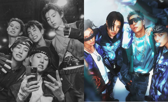 그룹 코르티스와 롱샷은 최근 기존 아이돌 그룹의 문법을 탈피한 행보로 K팝 시장에서 두각을 드러내고 있다. 빅히트뮤직, 모어비전 제공