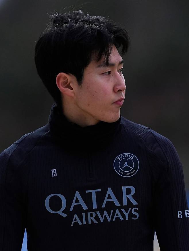 최근 팀 훈련을 소화 중인 이강인의 모습. 사진=PSG SNS