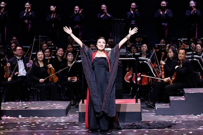 나비부인(초초상) 역 소프라노 여지원 / 사진 제공. 강릉시립교향악단.
