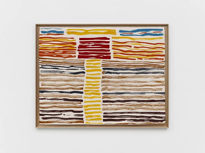 에텔 아드난의 태피스트리 작품 ‘Plage Déserte’ <화이트 큐브>