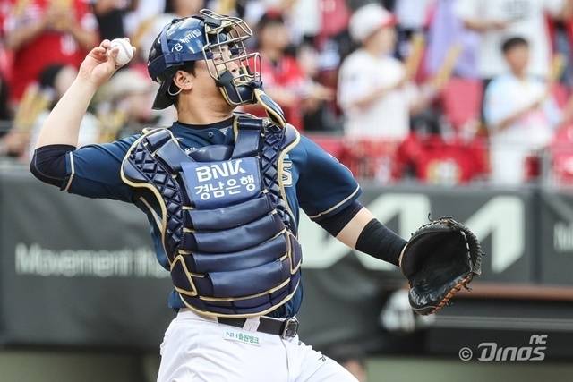 김형준의 최대 강점은 안정적인 수비 능력이다. 사진=NC 제공