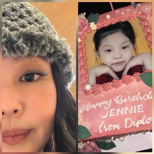 제니는 25일 자신의 SNS를 통해 여러 장의 근황 사진을 공개했다. 그중 가장 눈길을 끈 건 생일을 기념해 준비된 케이크였다. 사진=SNS