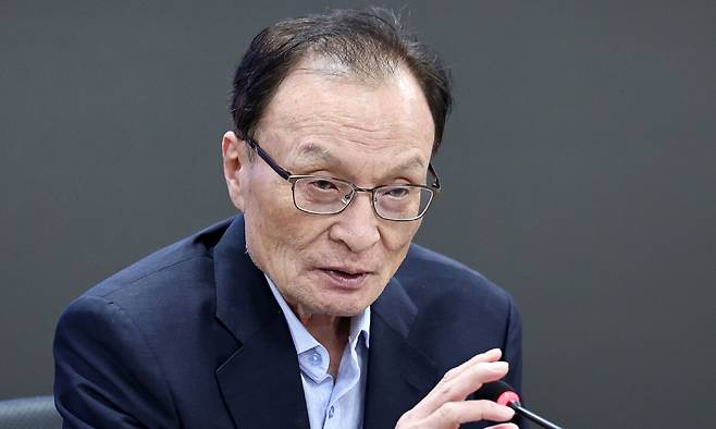 2024년 5월 27일 서울 여의도 중앙당사에서 열린 제22대 국회 초선의원 혁신강좌에서 강연하는 모습. 뉴스1