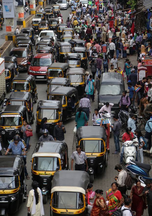 인도 뭄바이의 거리 모습. 연합뉴스