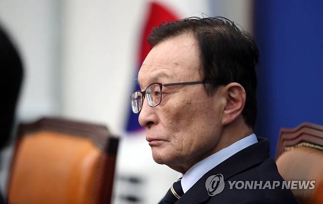 당대표 시절 이해찬 민주평통 수석부의장 [연합뉴스 자료사진]