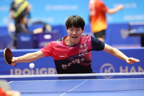 탁구 종합선수권에 나선 오준성의 경기 장면 [대한탁구협회 제공. 재판매 및 DB 금지]