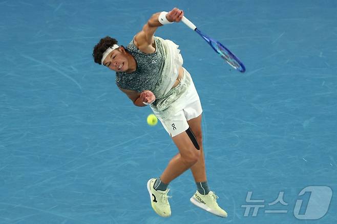벤 셸턴은 2026 호주오픈 남자 단식 8강에서 얀니크 신네르와 대결한다. ⓒ AFP=뉴스1