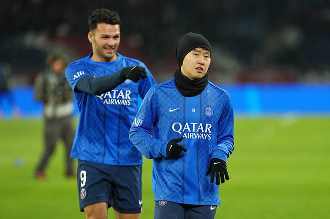 PSG의 이강인. AP연합뉴스