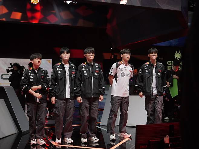 LCK컵에 출전 중인 T1. 사진 | 라이엇 게임즈