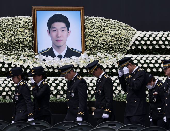 고(故) 이재석 경사 영결식./뉴스1