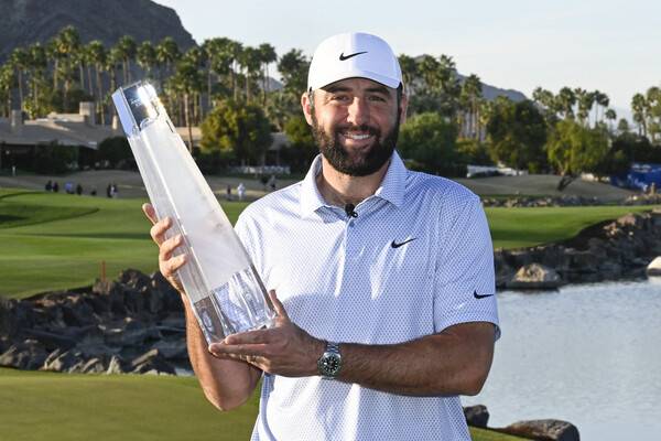 압도적 기량의 셰플러 시즌 첫 우승…통산 상금 1억달러 돌파