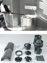 ②세탁기 분해 및 고압 분사 세척으로 숨은 오염 물질을 제거하는 모습. ③전문 지식을 바탕으로 한 공기청정기 분해 및 청소 과정.