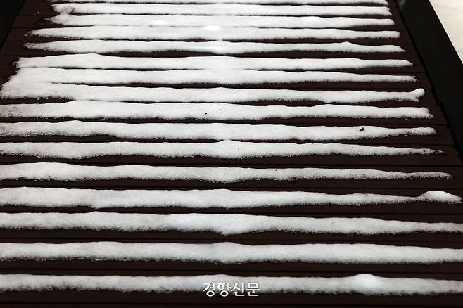 눈의 흔적. 2026.1.26. 정지윤 선임기자