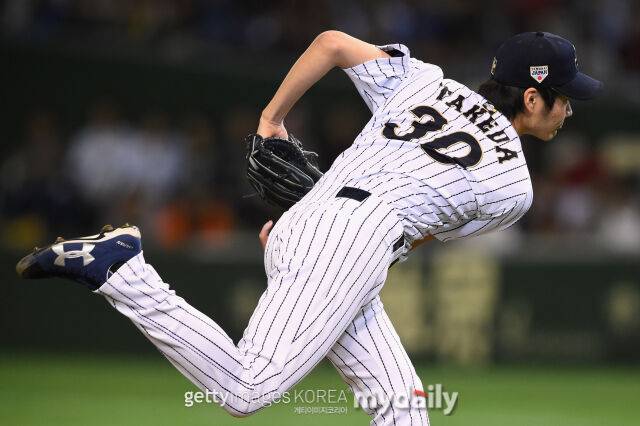 2015년 세계야구소프트볼연맹(WBSC) 프리미어12 대표팀 시절의 타케다 쇼타./게티이미지코리아