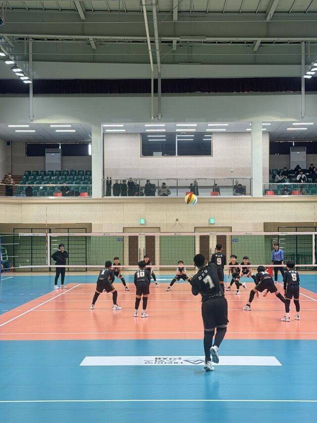 대회 현장./한국초등배구연맹