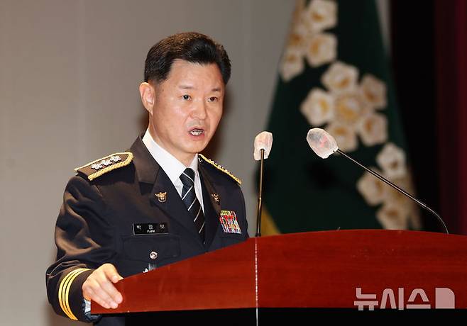[서울=뉴시스] 홍효식 기자 = 박정보 서울경찰청장 2025.09.29. yesphoto@newsis.com