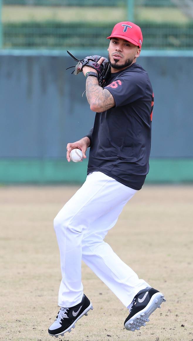 KIA 외국인 타자 해럴드 카스트로는 다가올 시즌 4번타자를 맡을 전망이다. 콘택트 능력과 펀치력 모두를 겸비해 많은 기대를 받고 있다. 사진제공｜KIA 타이거즈