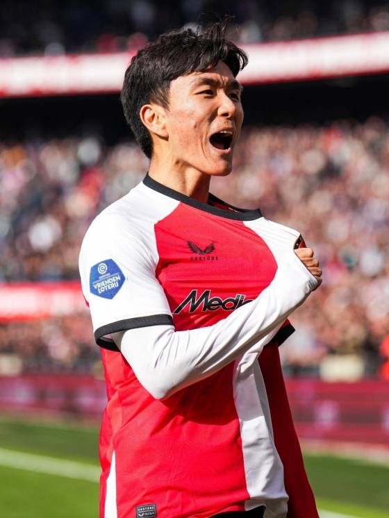 페예노르트 미드필더 황인범. /사진=페예노르트 공식 SNS 갈무리