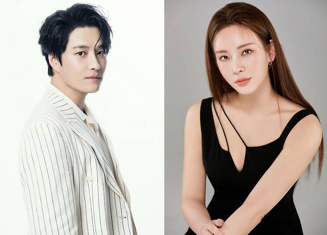 ▲ (왼쪽부터) 뮤지컬배우 민우혁,&nbsp;뮤지컬배우 정선아. /사진제공=수원시립합창단