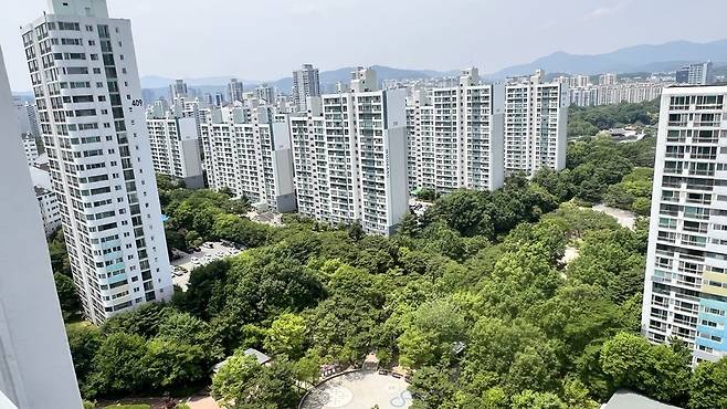▲ 분당 샛별마을 전경. /사진제공=분당 샛별마을 통합재건축사업 주민대표단