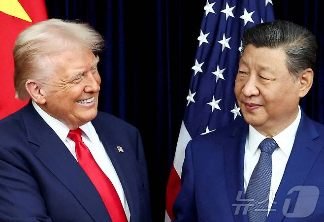 트럼프 미국 대통령과 시진핑 중국 국가 주석. 2025.10.30 ⓒ 로이터=뉴스1 ⓒ News1 이지예 객원기자