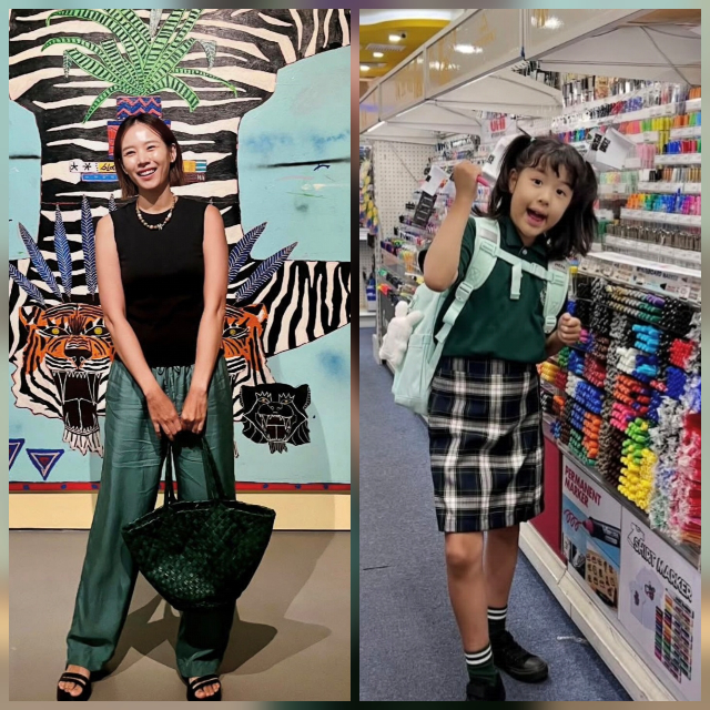 조윤희가 딸과 함께 한국을 떠나 미국에서의 근황을 전했다.사진=조윤희 SNS