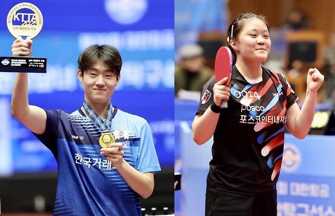 한국 탁구 세대교체 선봉에 선 '레전드의 자녀' 오준성·유예린