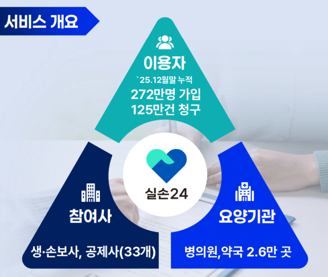 실손24 서비스 수치 이미지화. [사진=보험개발원]