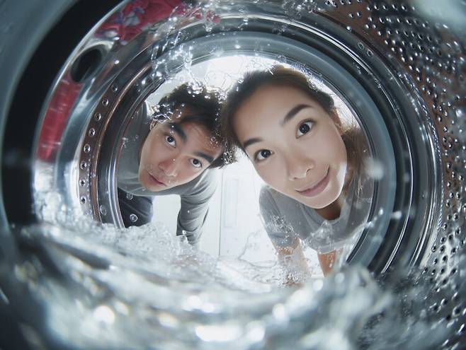 사용이 끝난 뒤에는 세탁기 문과 세제 투입구를 열어 내부를 충분히 말리는 것이 기본 관리법이다. 사진=클립아트코리아