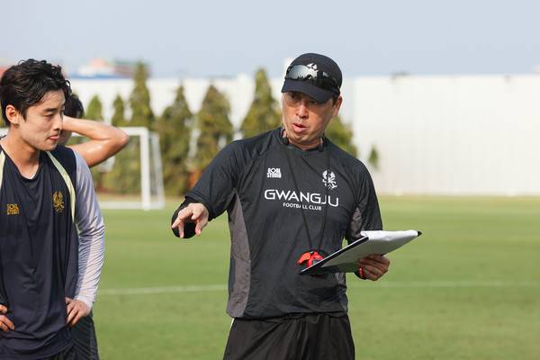 이정규 광주FC 감독. 광주FC 제공